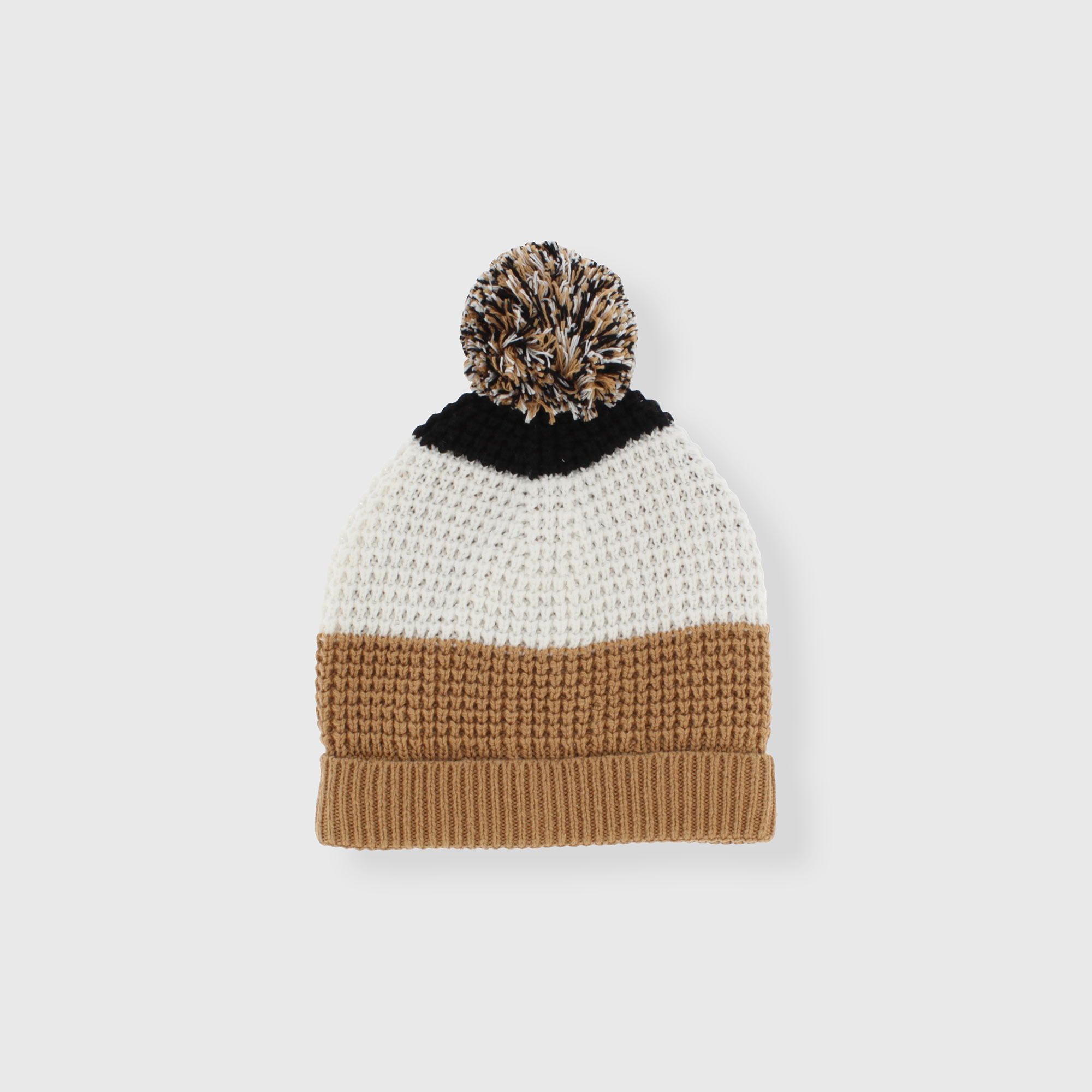 Berretto&#x20;in&#x20;maglia&#x20;da&#x20;bambino,&#x20;MARRONE