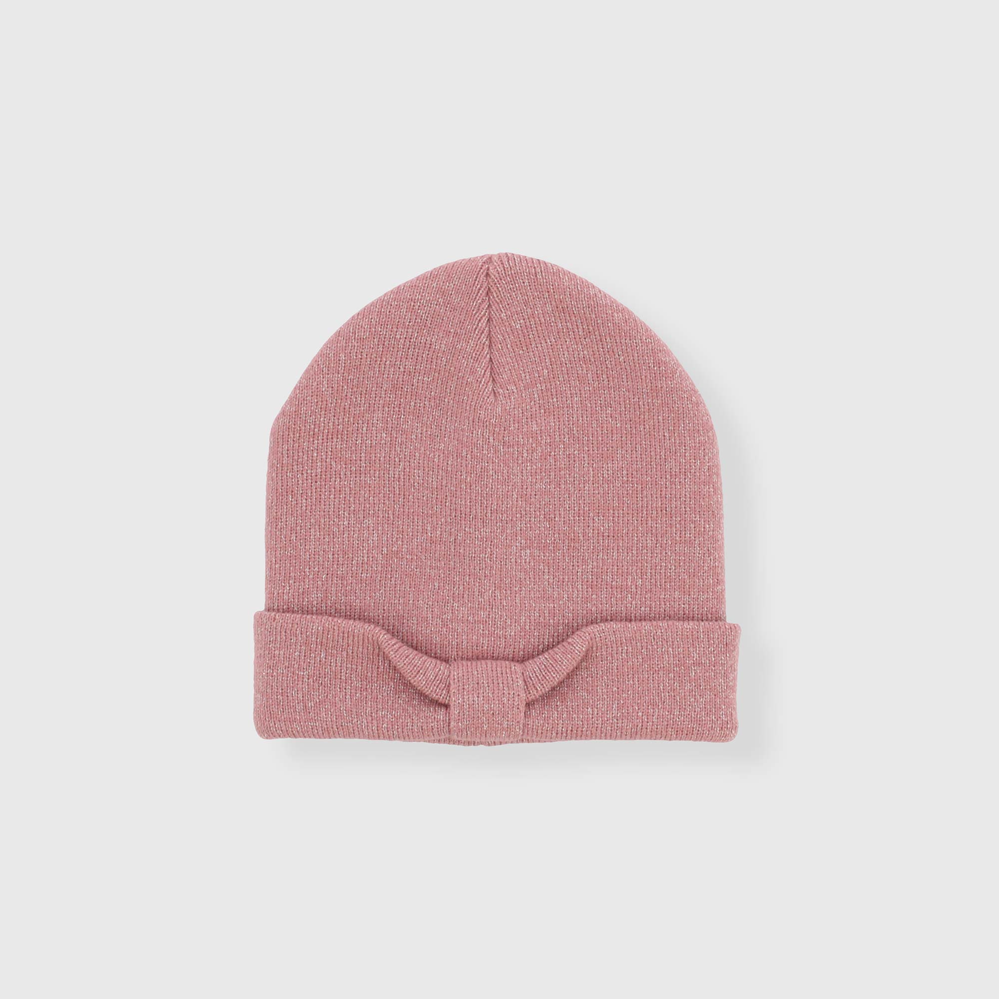 Berretto in maglia da bambina, ROSA