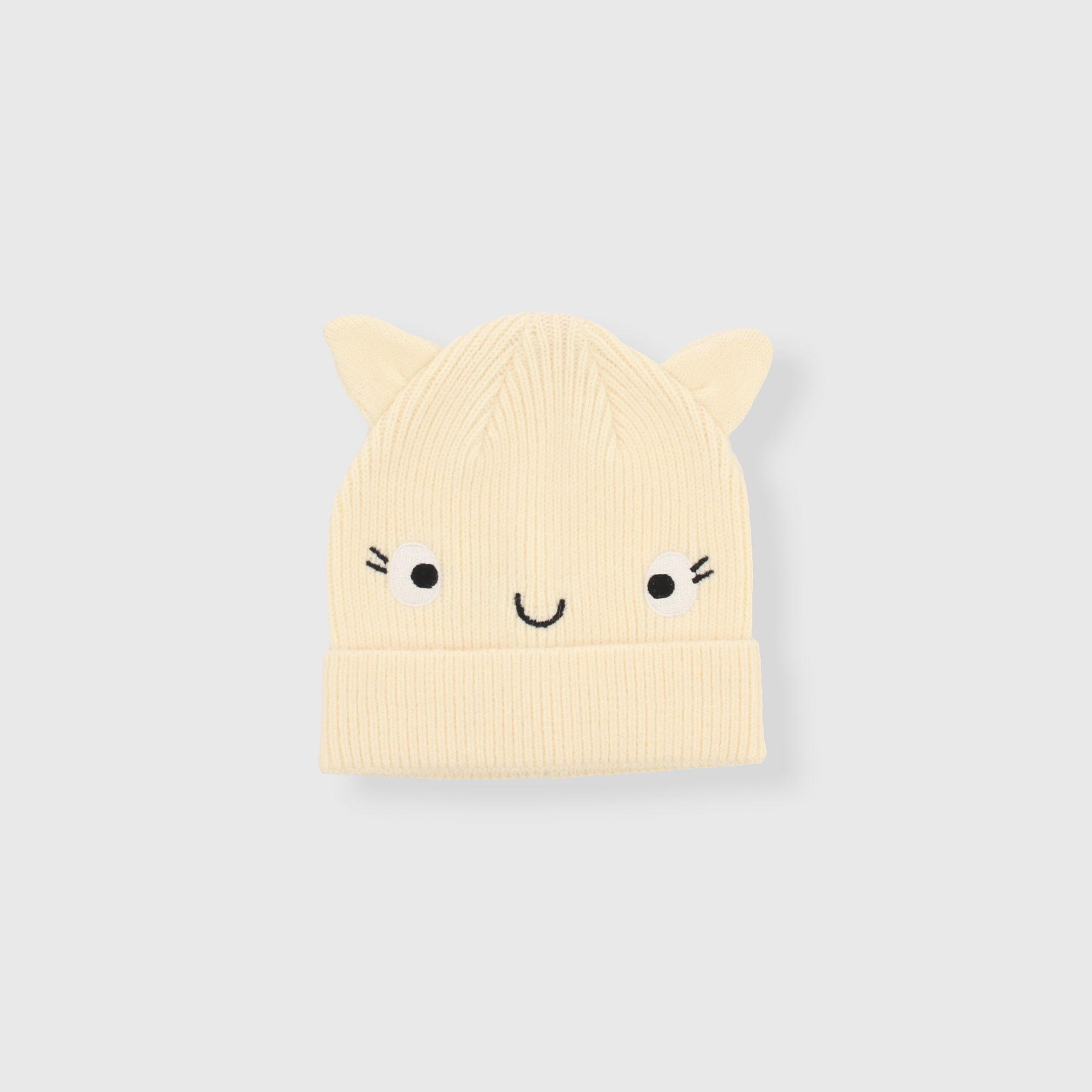 Berretto&#x20;in&#x20;maglia&#x20;da&#x20;bambina,&#x20;BEIGE