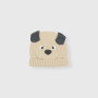 Knitted hat for newborn, beige Knitted hat for newborn, beige