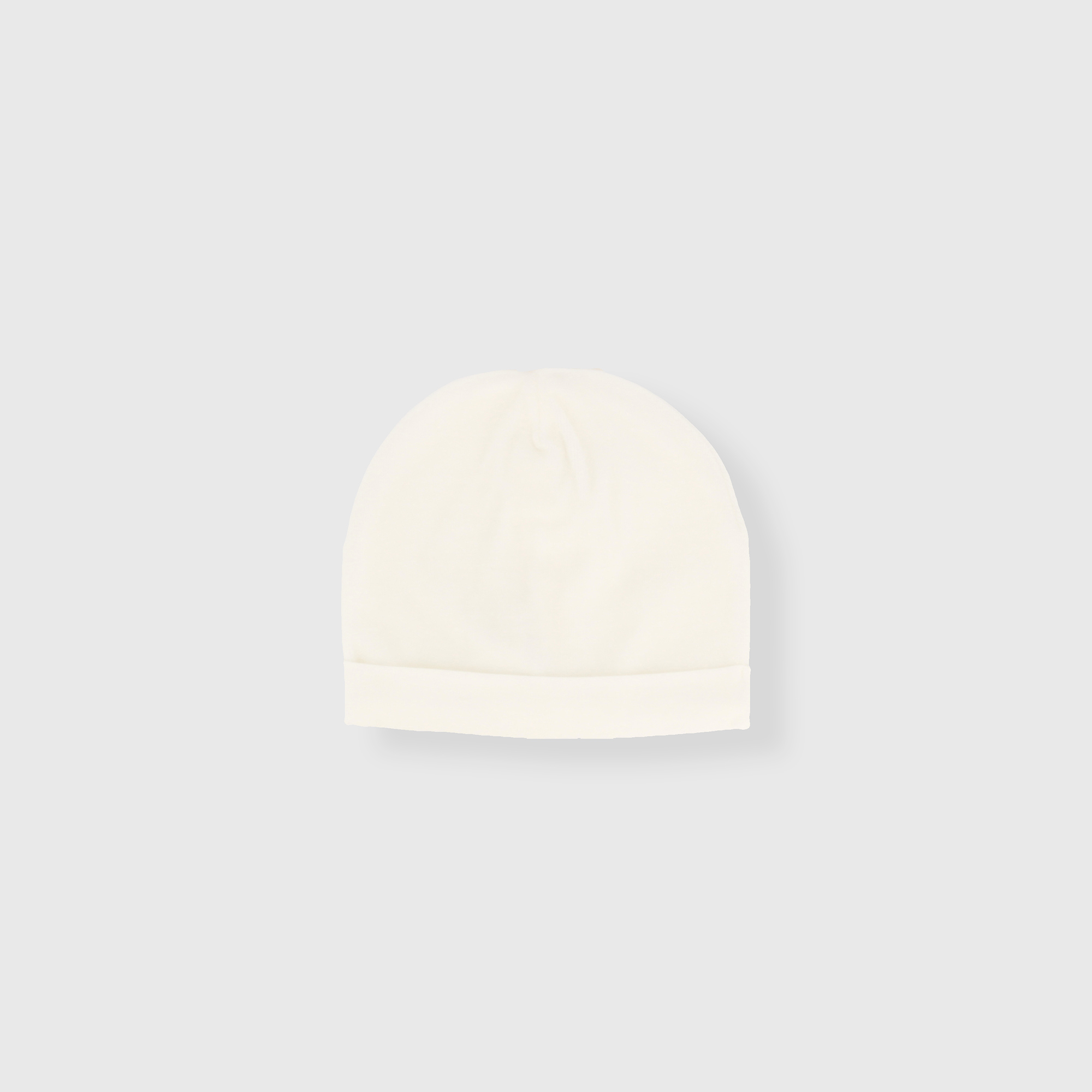 Berretto&#x20;in&#x20;ciniglia&#x20;da&#x20;neonato,&#x20;BIANCO