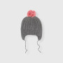 Casquette en tricot pour nouveau-née, gris Casquette en tricot pour nouveau-née, gris