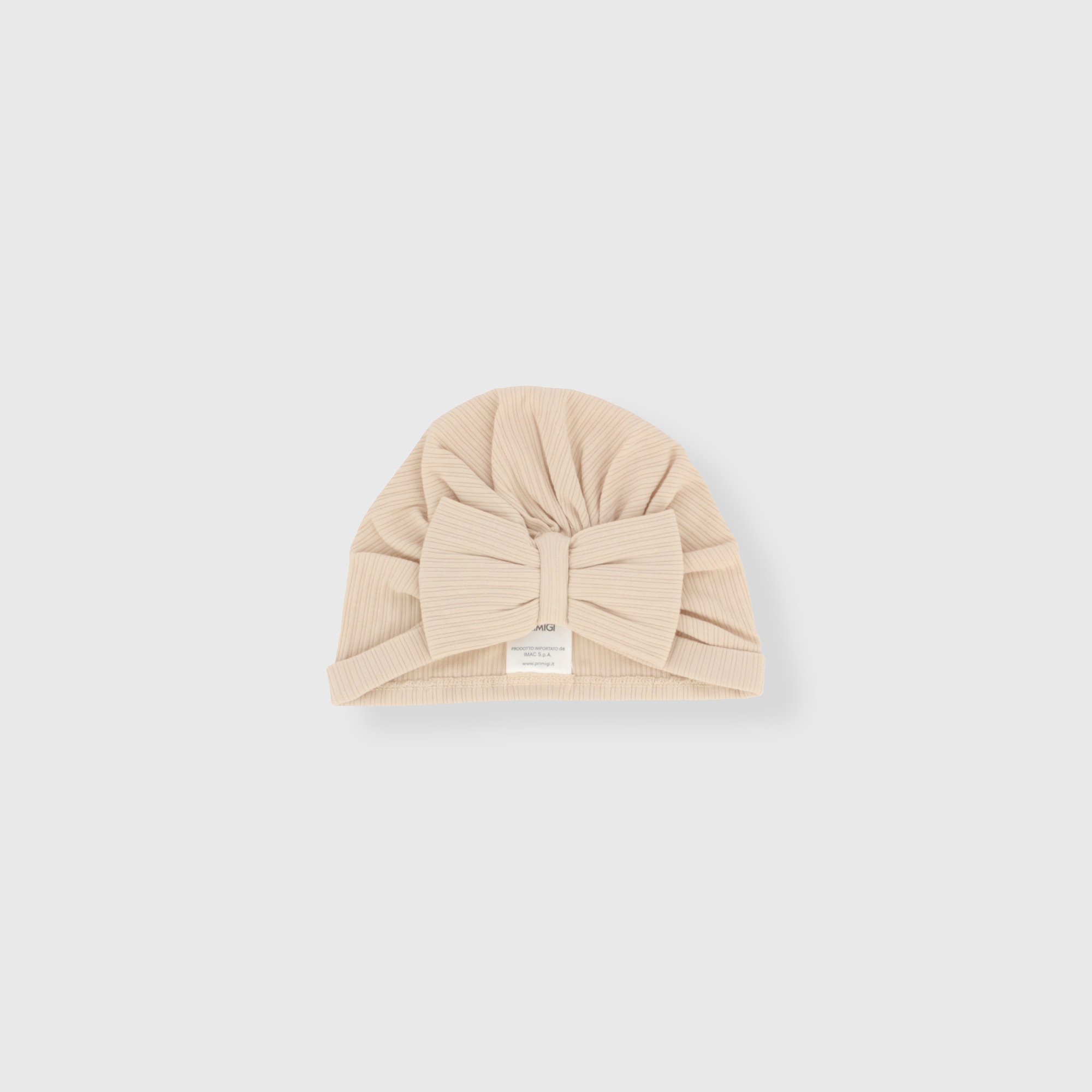 Berretto in jersey da neonata, BEIGE