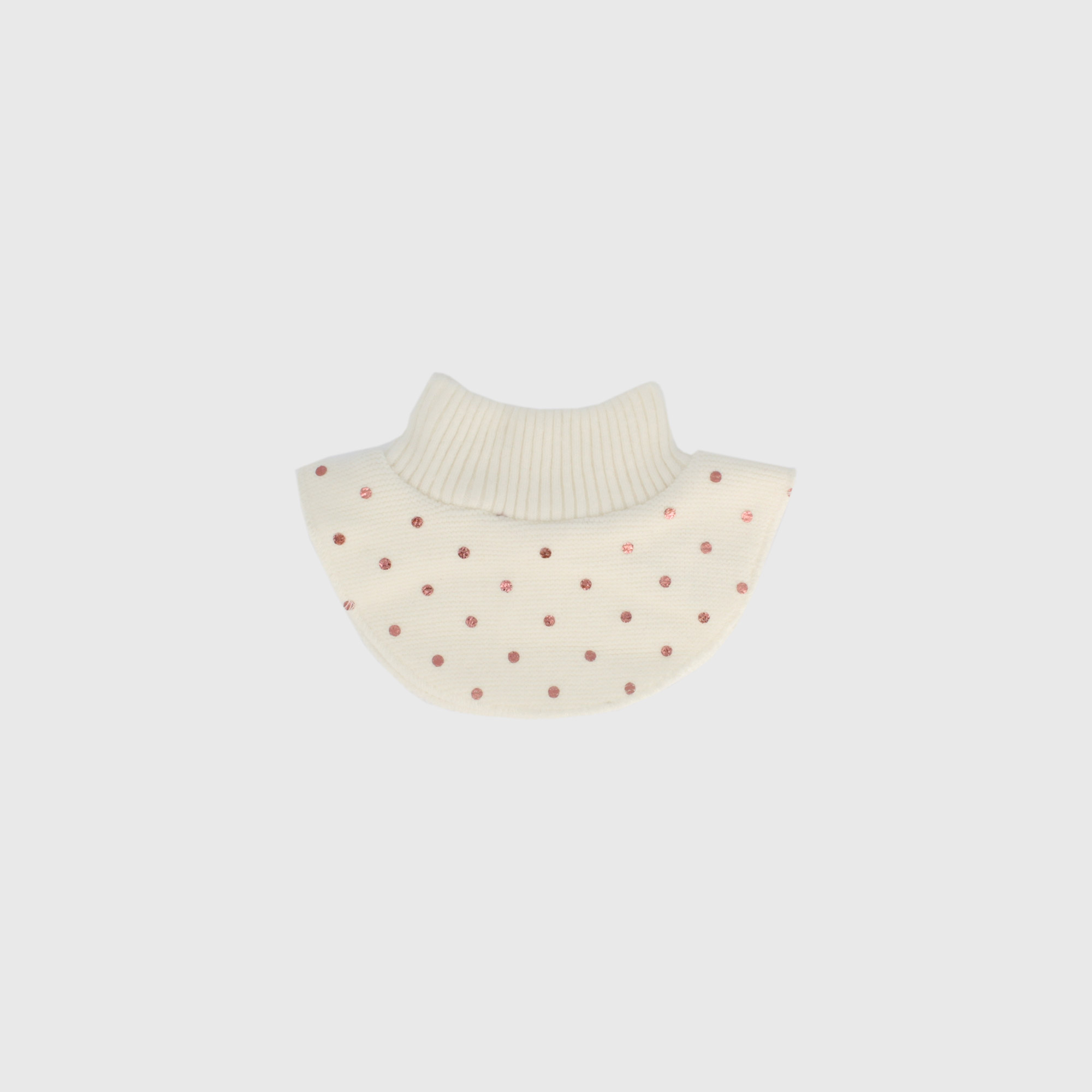Scaldacollo in maglia da bambina, BEIGE