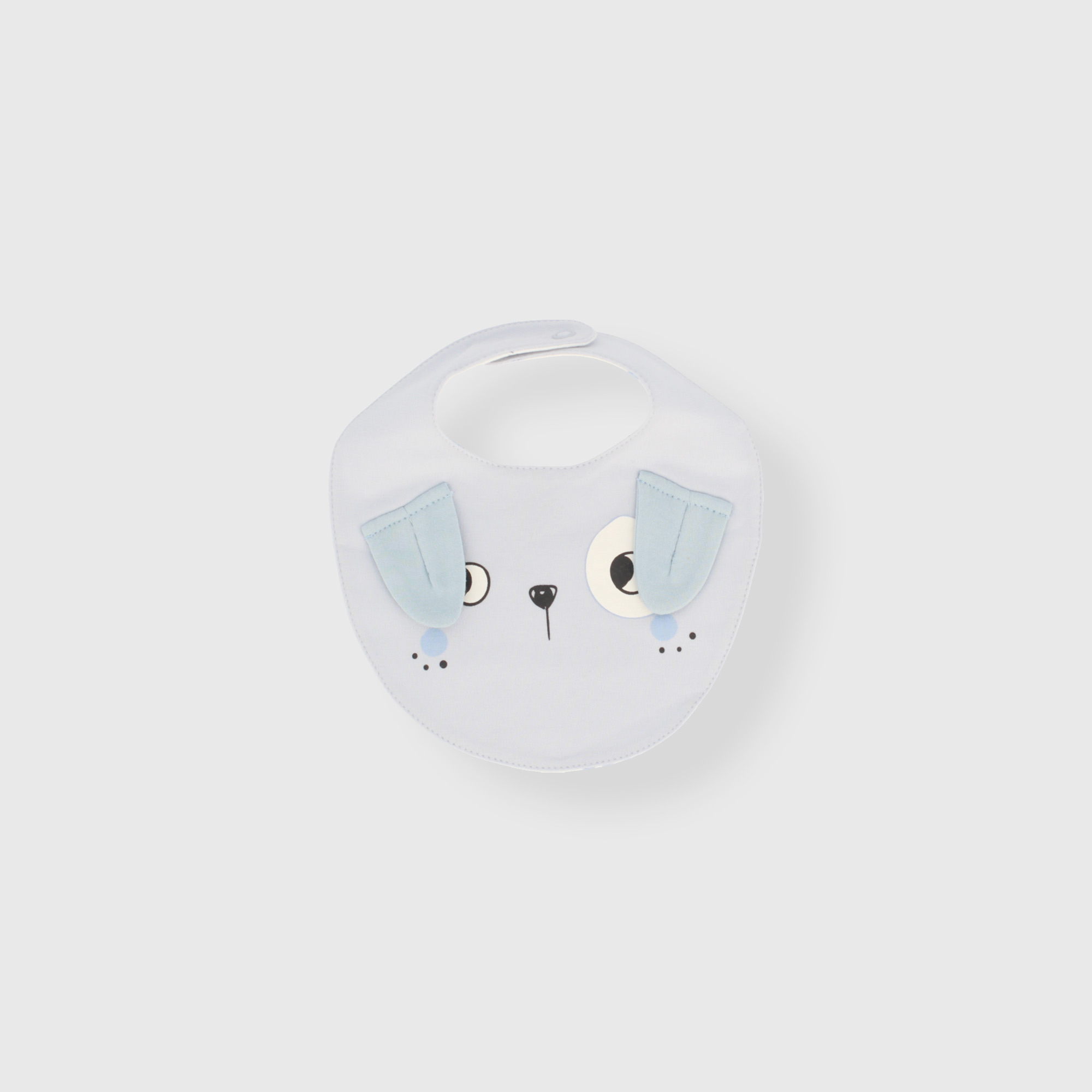 Bavaglino in cotone da neonato, BLU