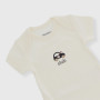 Warm cotton baby bodysuit, white Warm cotton baby bodysuit, white