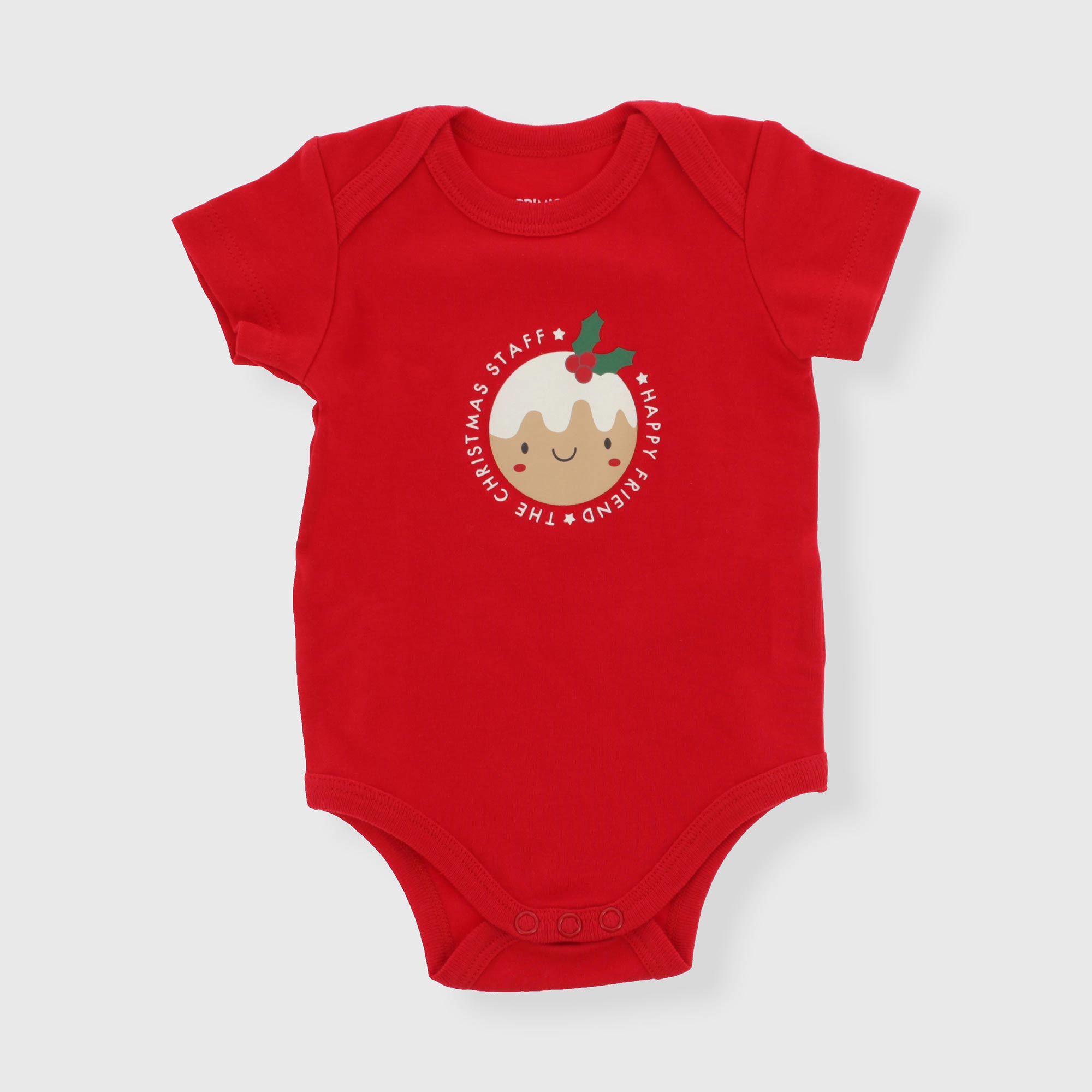 Body in caldo cotone da neonato, ROSSO