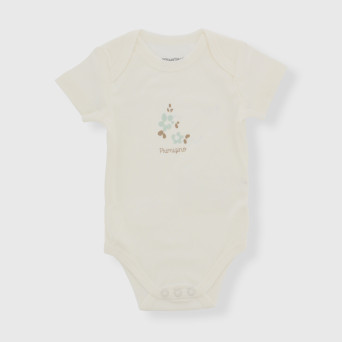 Body in caldo cotone da neonata, BIANCO Body in caldo cotone da neonata, BIANCO