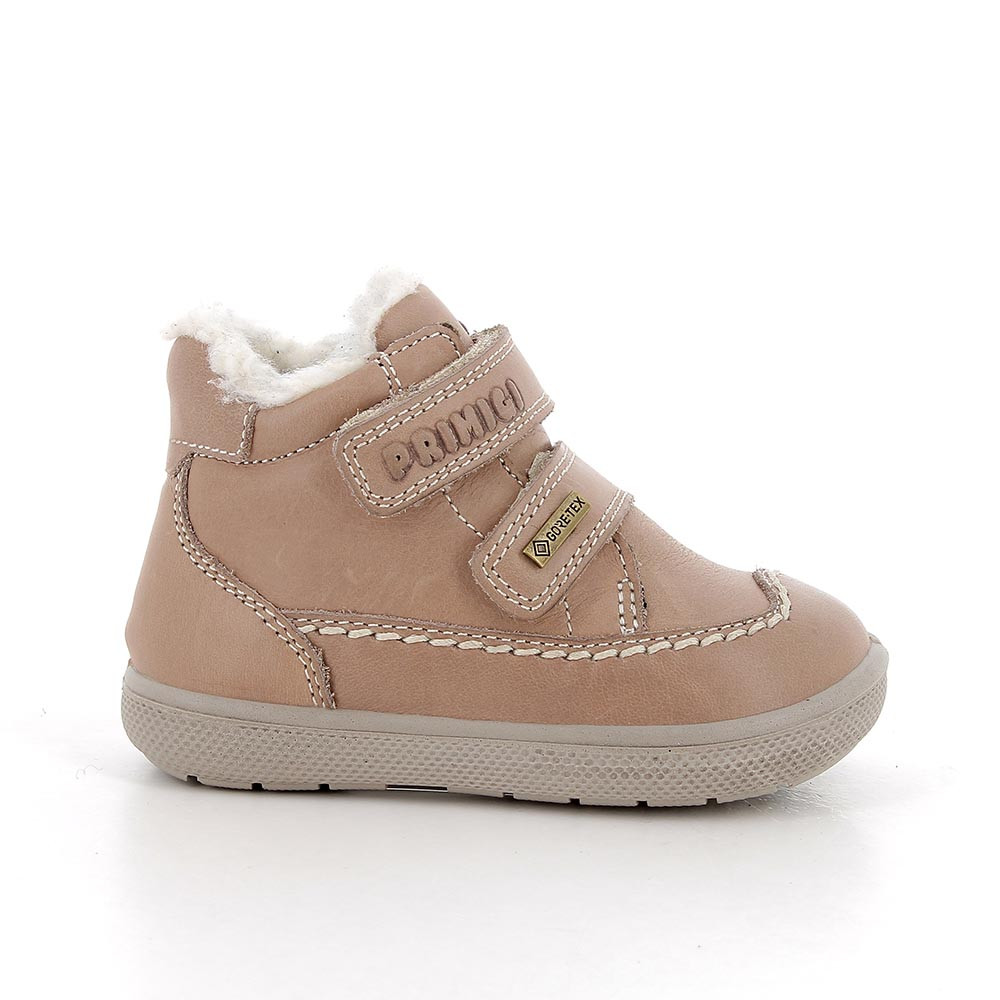 Primigi Scarpe gore-tex in pelle da bambino taupe, Taglia 19