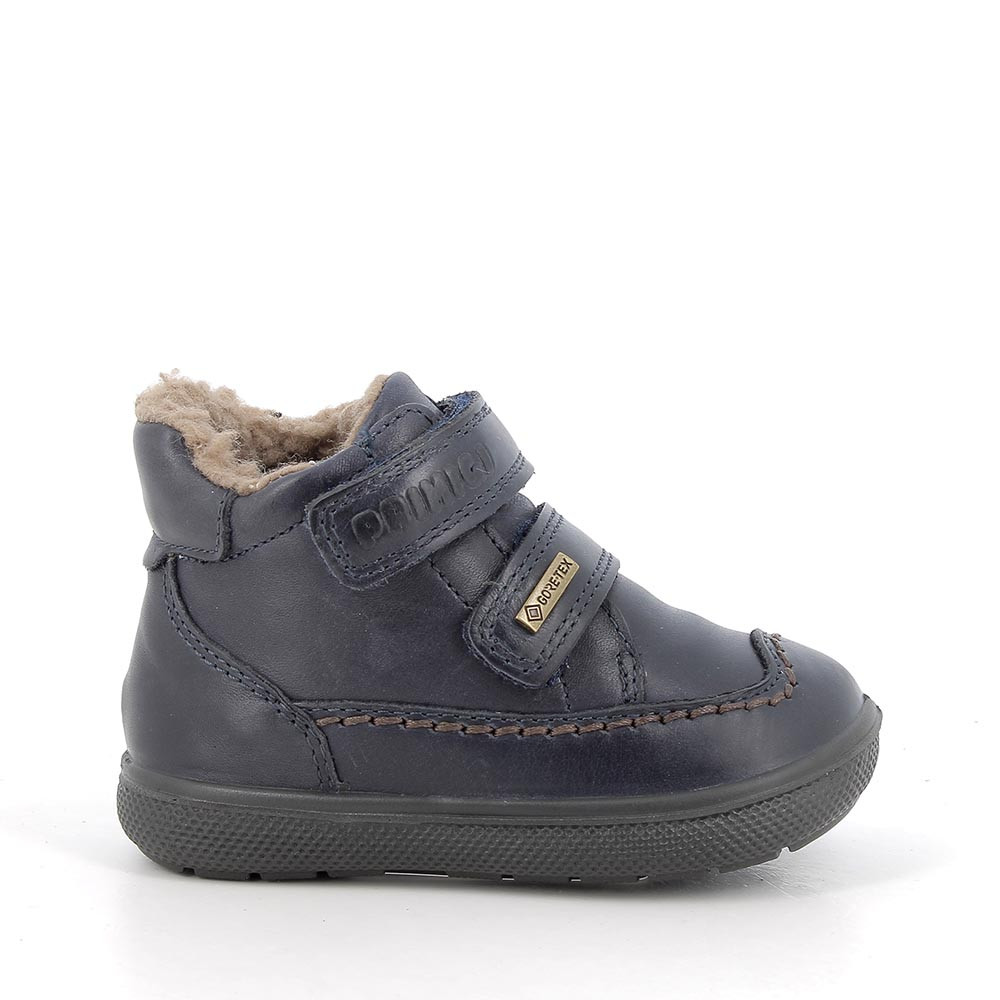 Primigi Scarpe gore-tex in pelle da bambino blu scuro, Taglia 19