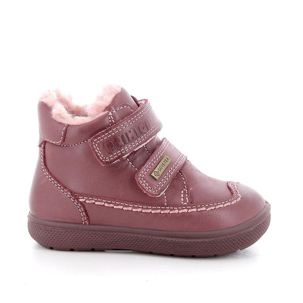 Primigi Scarpe gore-tex in pelle da bambina amaranto, Taglia 19