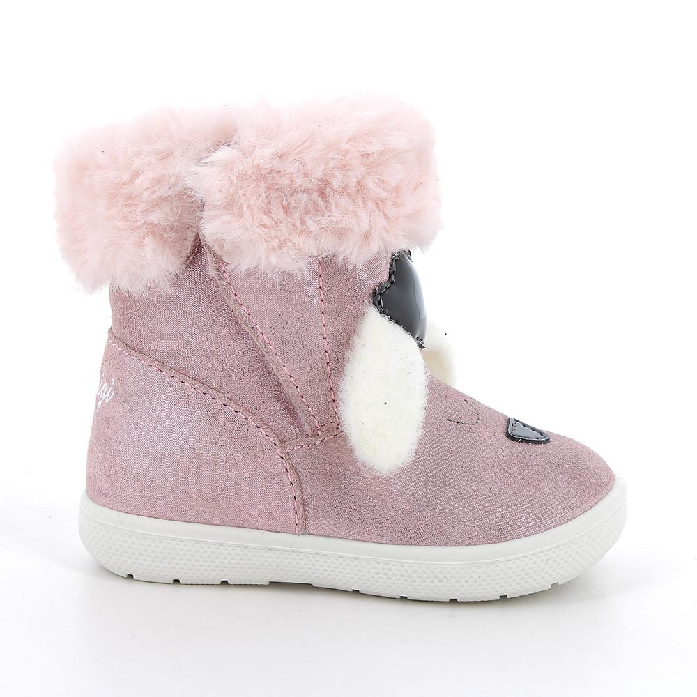 Primigi Stivaletti in pelle da bambina rosa glitter, Taglia 19