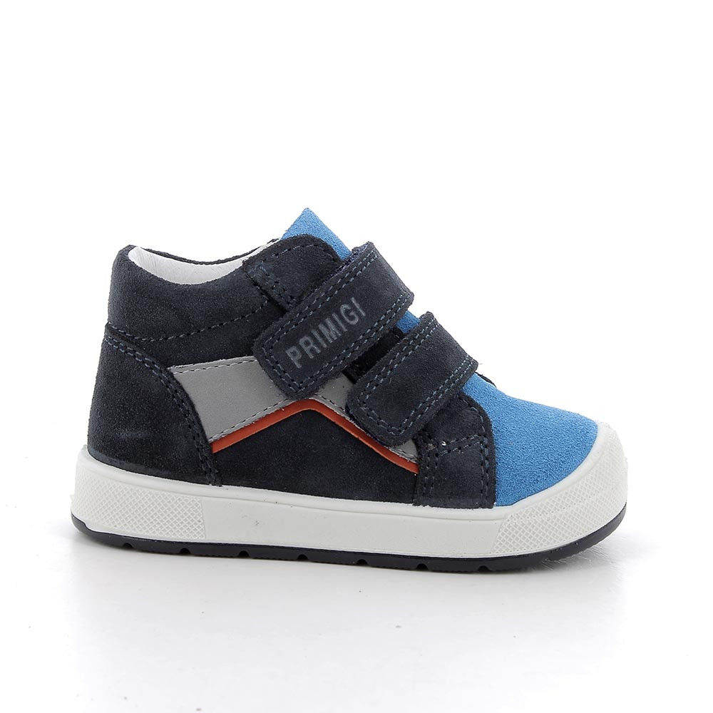 Scarpe in pelle da bambino navy oceano