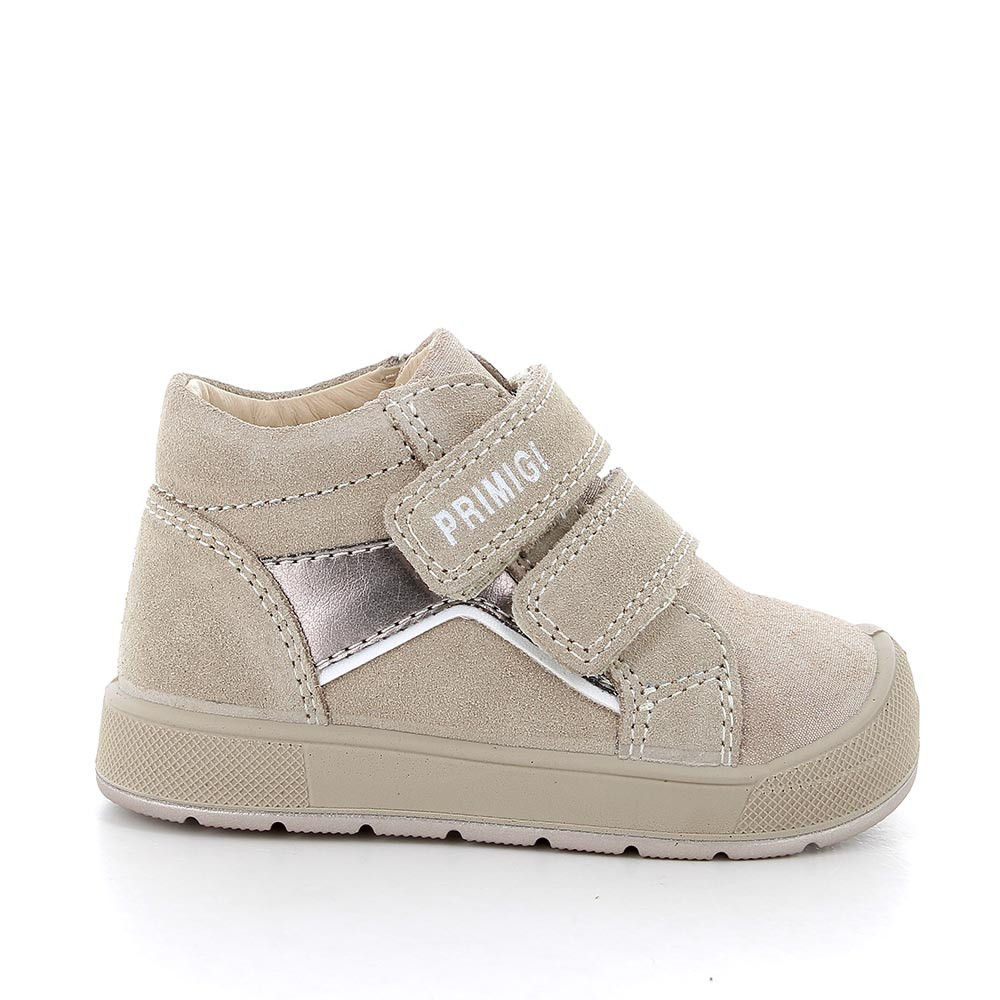 Primigi Scarpe in pelle da bambina avorio-platino, Taglia 19