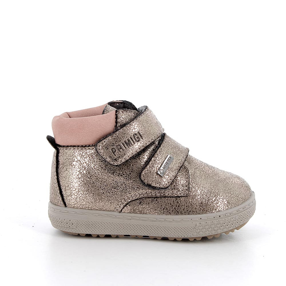 Primigi Scarpe gore-tex da bambina beige scuro laminato, Taglia 19