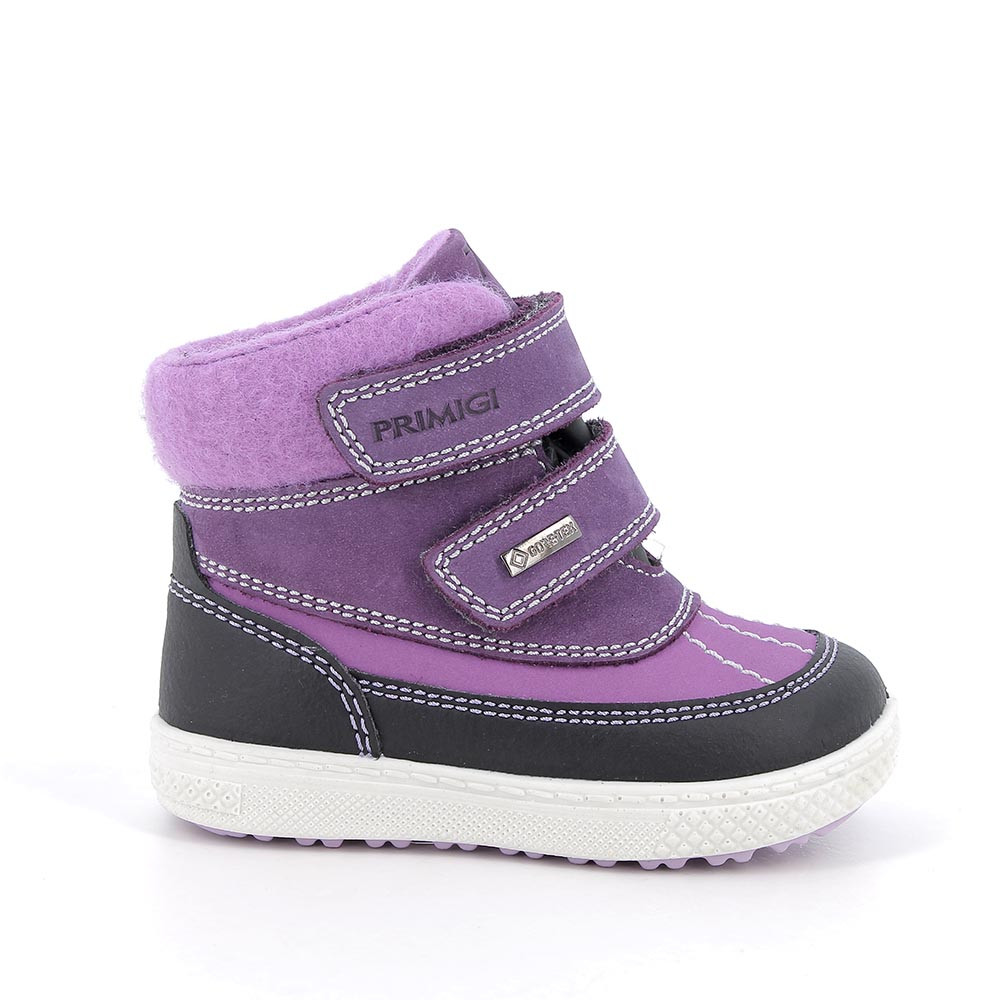 Primigi Scarponcini gore-tex da bambina viola-nero, Taglia 19
