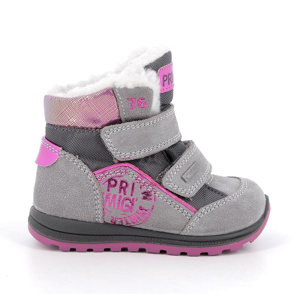 Primigi Scarponcini gore-tex da bambina grigio-grigio scuro, Taglia 20