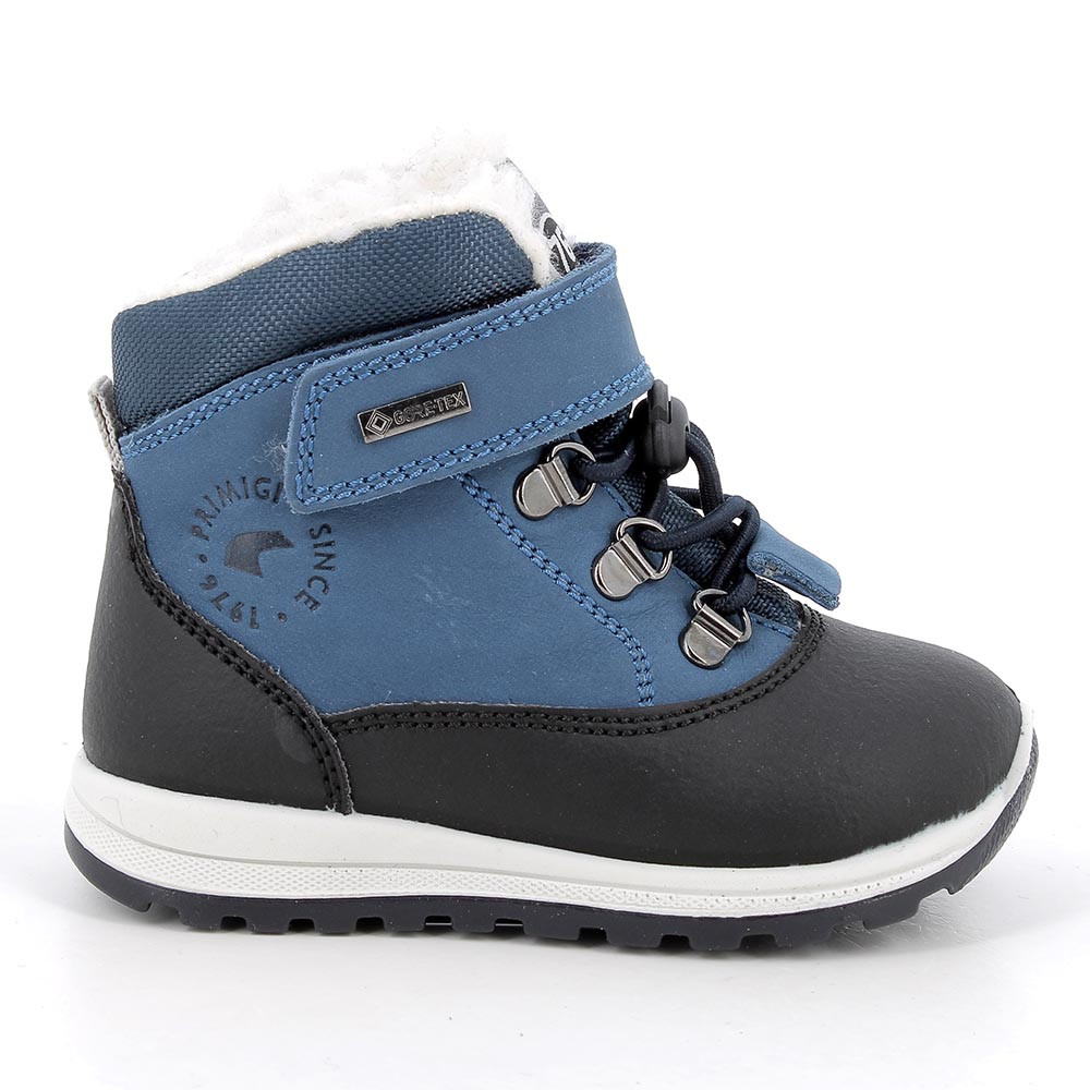 Primigi Scarponcini gore-tex da bambino jeans-nero, Taglia 20