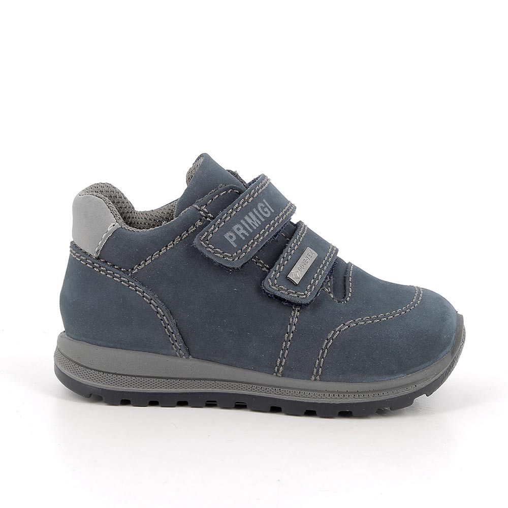 Scarpe gore-tex in pelle da bambino azzurro