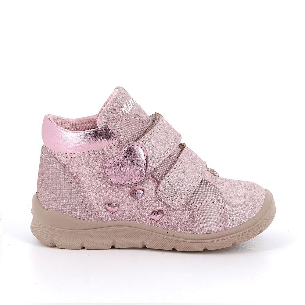 Primigi Scarpe in pelle da bambina rosa glitter-rosa, Taglia 19