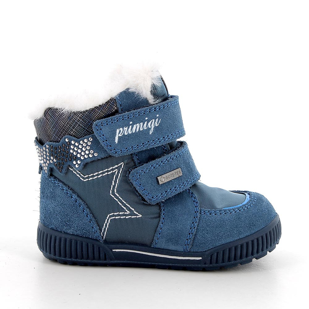 Primigi Stivaletti gore-tex da bambina jeans, Taglia 19