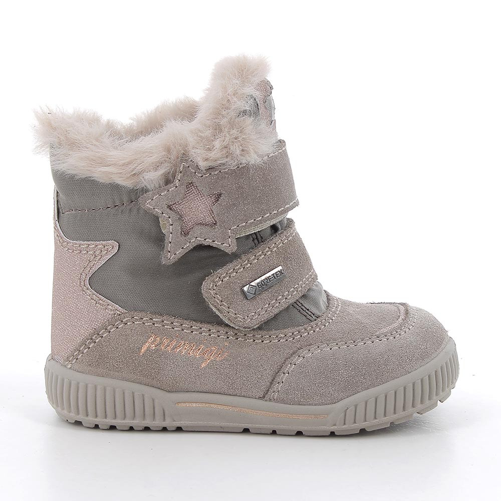 Primigi Stivaletti gore-tex da bambina beige scuro-pietra, Taglia 19