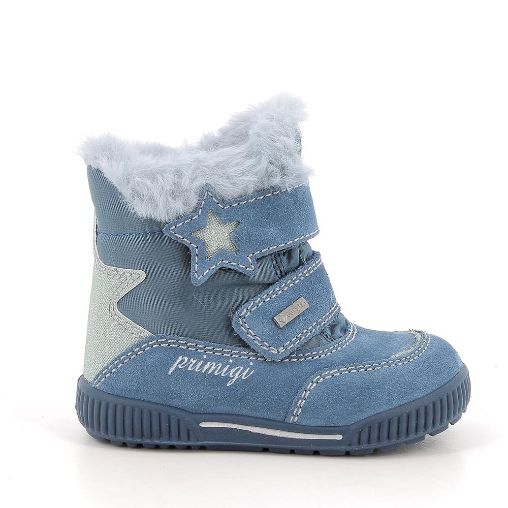 Primigi Stivaletti gore-tex da bambina jeans, Taglia 19