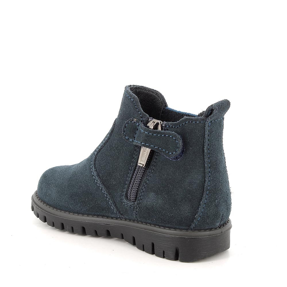 Stivaletti in pelle da bambino navy