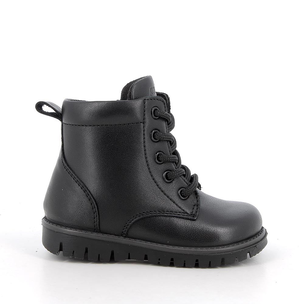 Anfibi in pelle da bambina nero