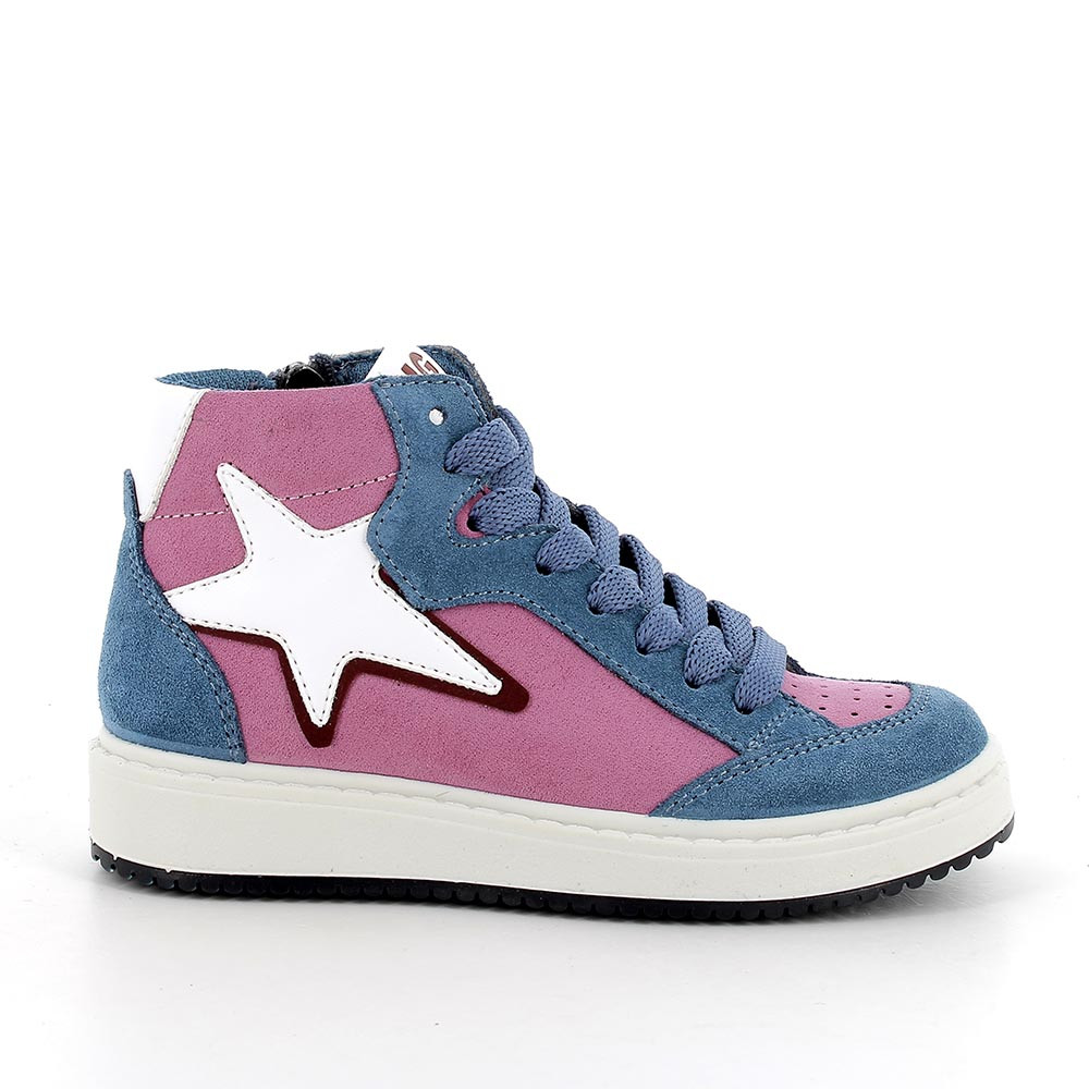Primigi Sneakers da bambina jeans-lilla, Taglia 28