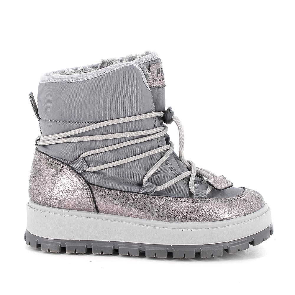 Primigi Stivaletti gore-tex da bambina grigio laminato-grigio, Taglia 28