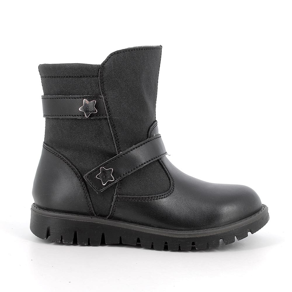 Primigi Stivaletti da bambina nero-nero glitter, Taglia 27