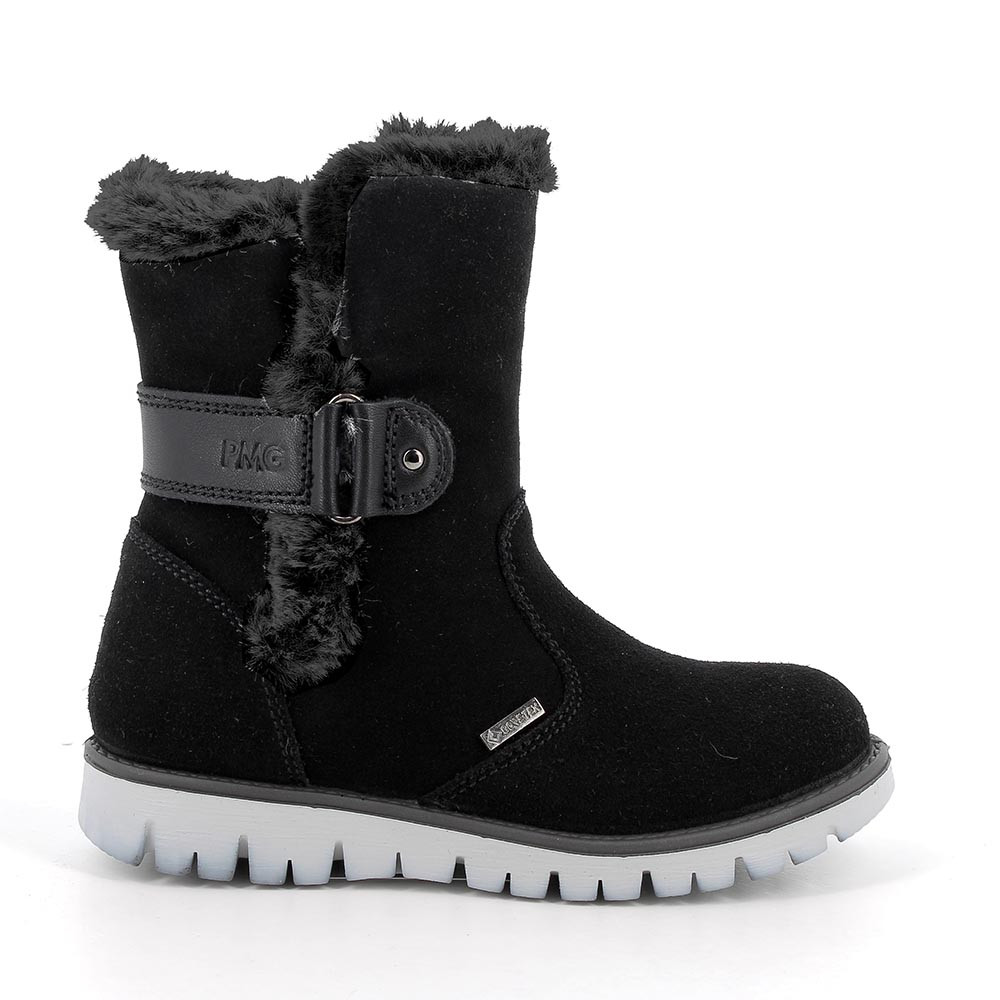 Primigi Stivaletti gore-tex in pelle da bambina nero, Taglia 27
