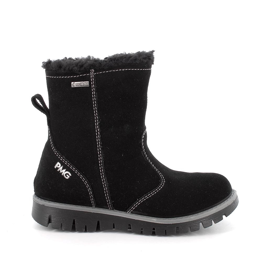 Primigi Stivaletti gore-tex in pelle da bambina nero, Taglia 27