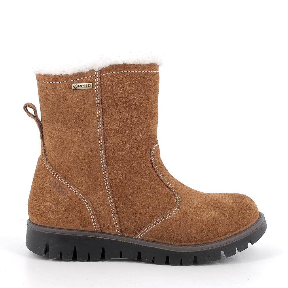 Primigi Stivaletti gore-tex in pelle da bambina cuoio, Taglia 27