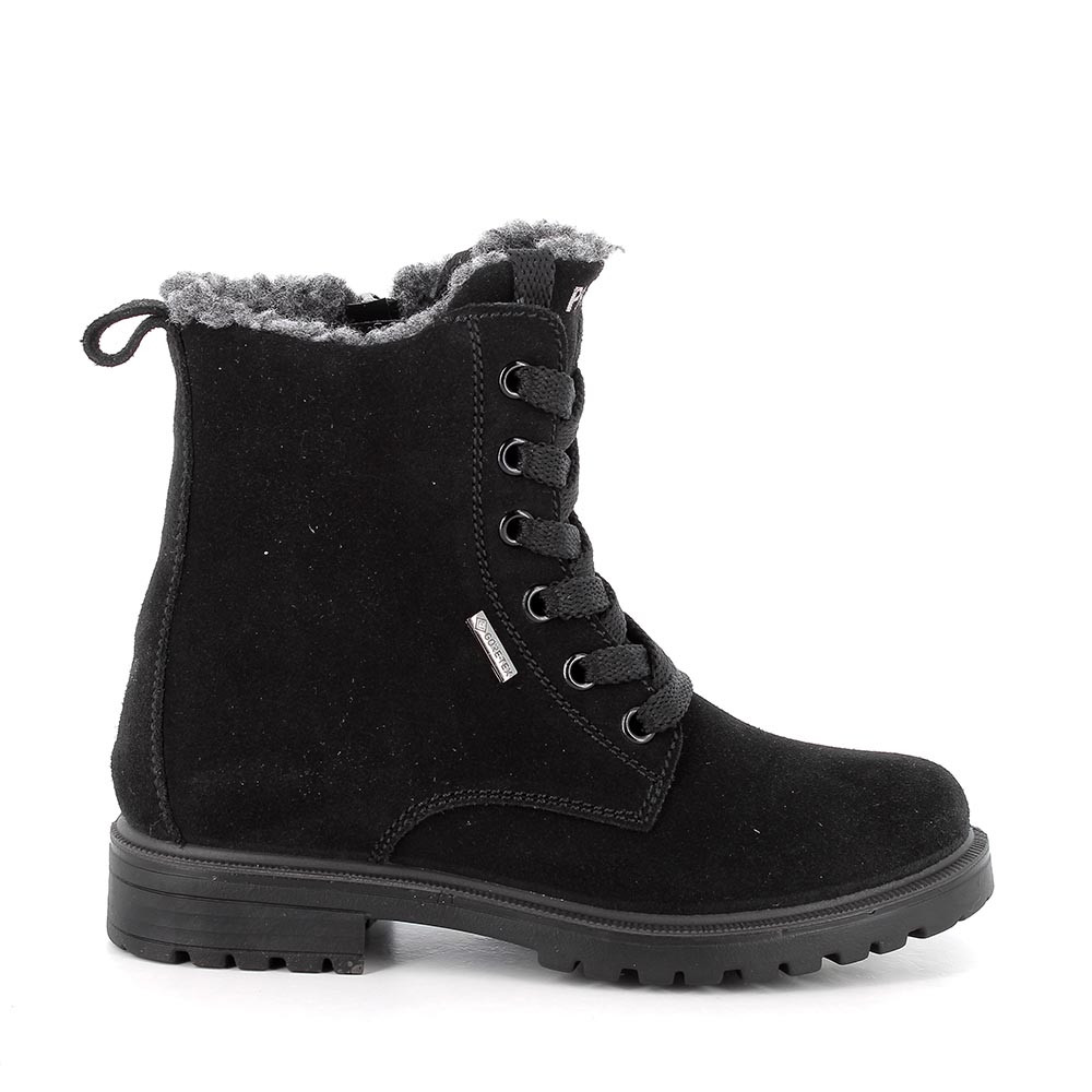 Primigi Stivaletti gore-tex in pelle da bambina nero, Taglia 28