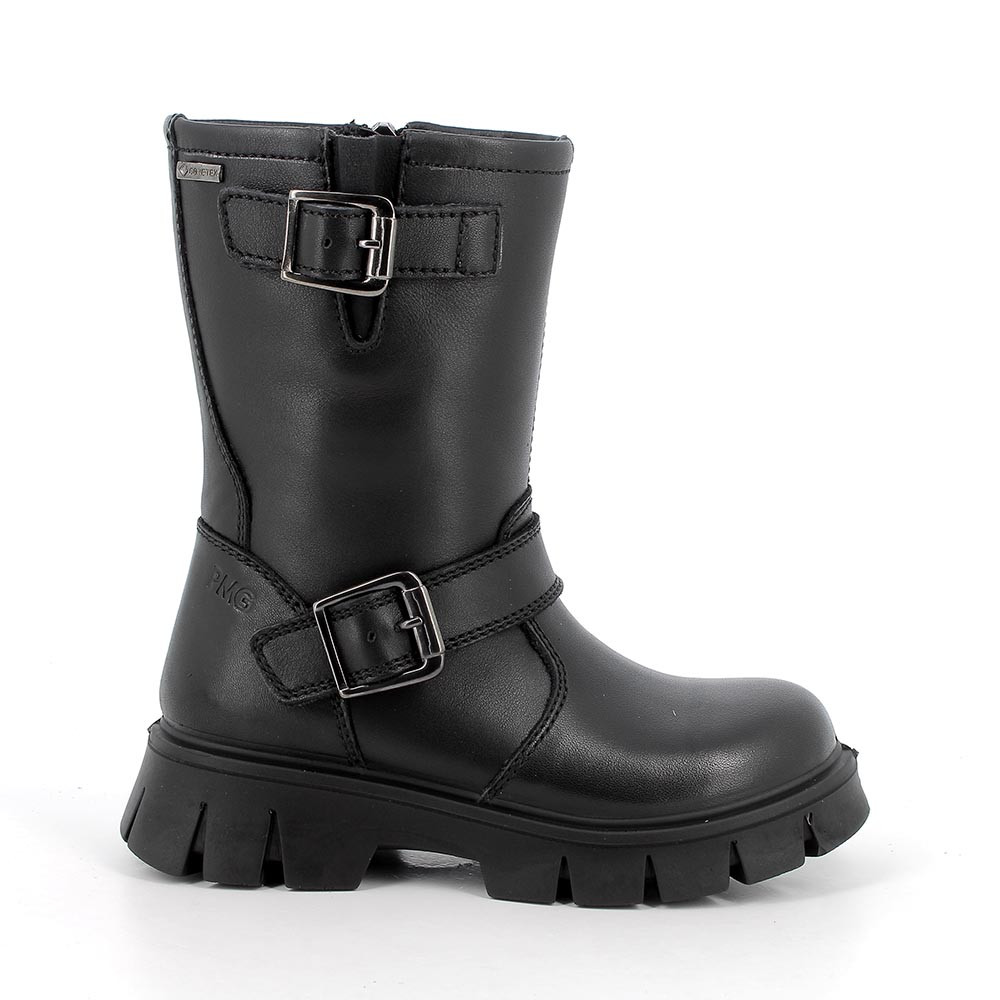 Primigi Stivali gore-tex in pelle da bambina nero, Taglia 27
