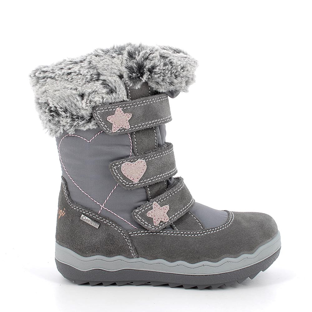Primigi Stivaletti gore-tex da bambina grigio scuro-grigio, Taglia 25