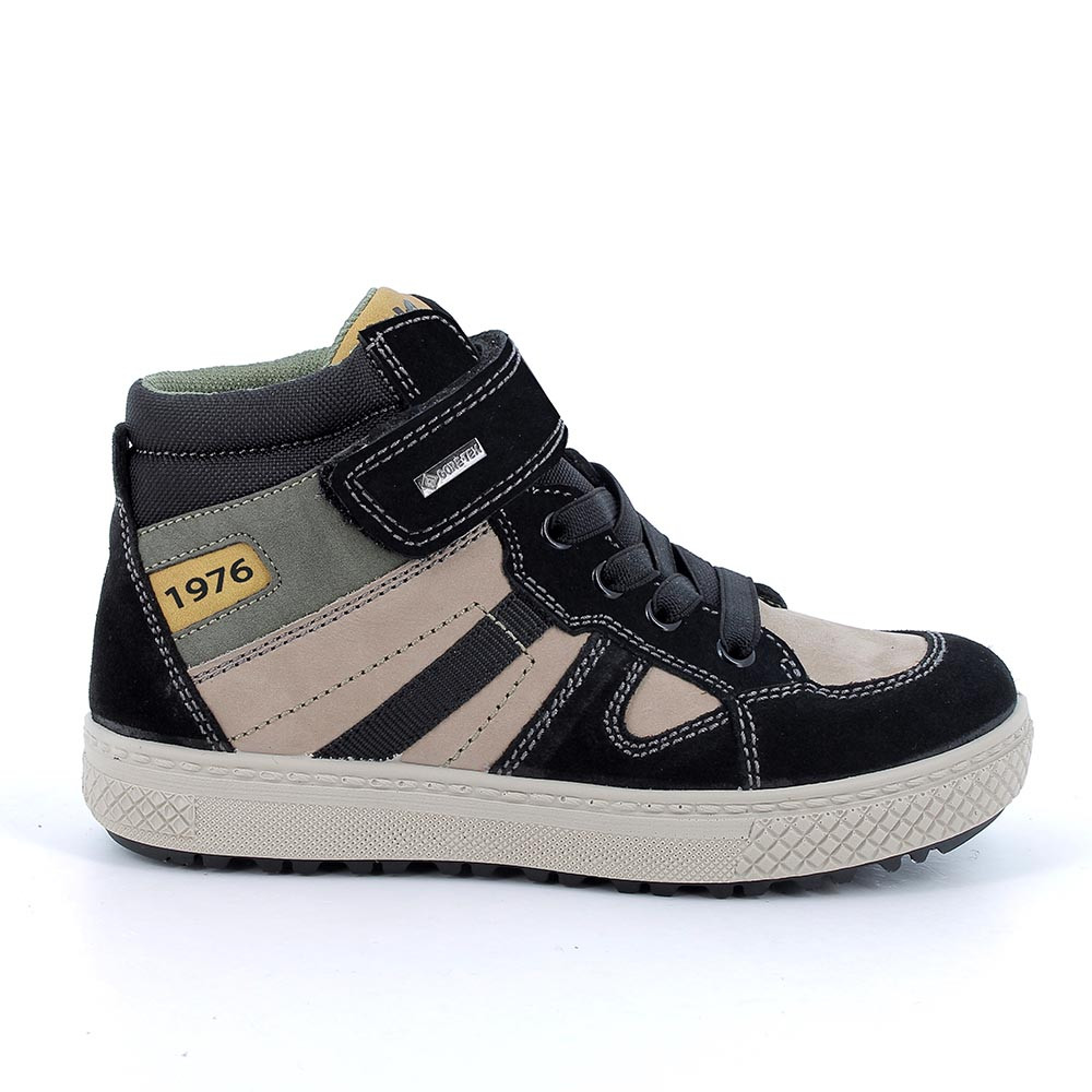 Primigi Sneakers gore-tex da bambino nero-beige scuro, Taglia 28