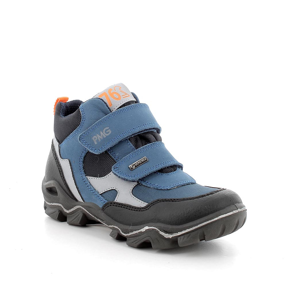 Scarpe gore tex da bambino jeans blu scuro