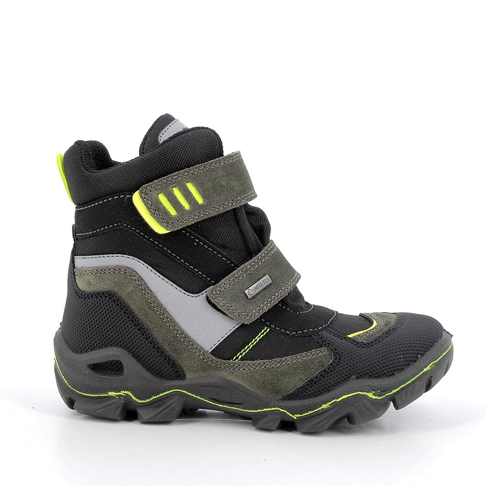 Primigi Stivaletti gore-tex da bambino verde scuro-nero, Taglia 28