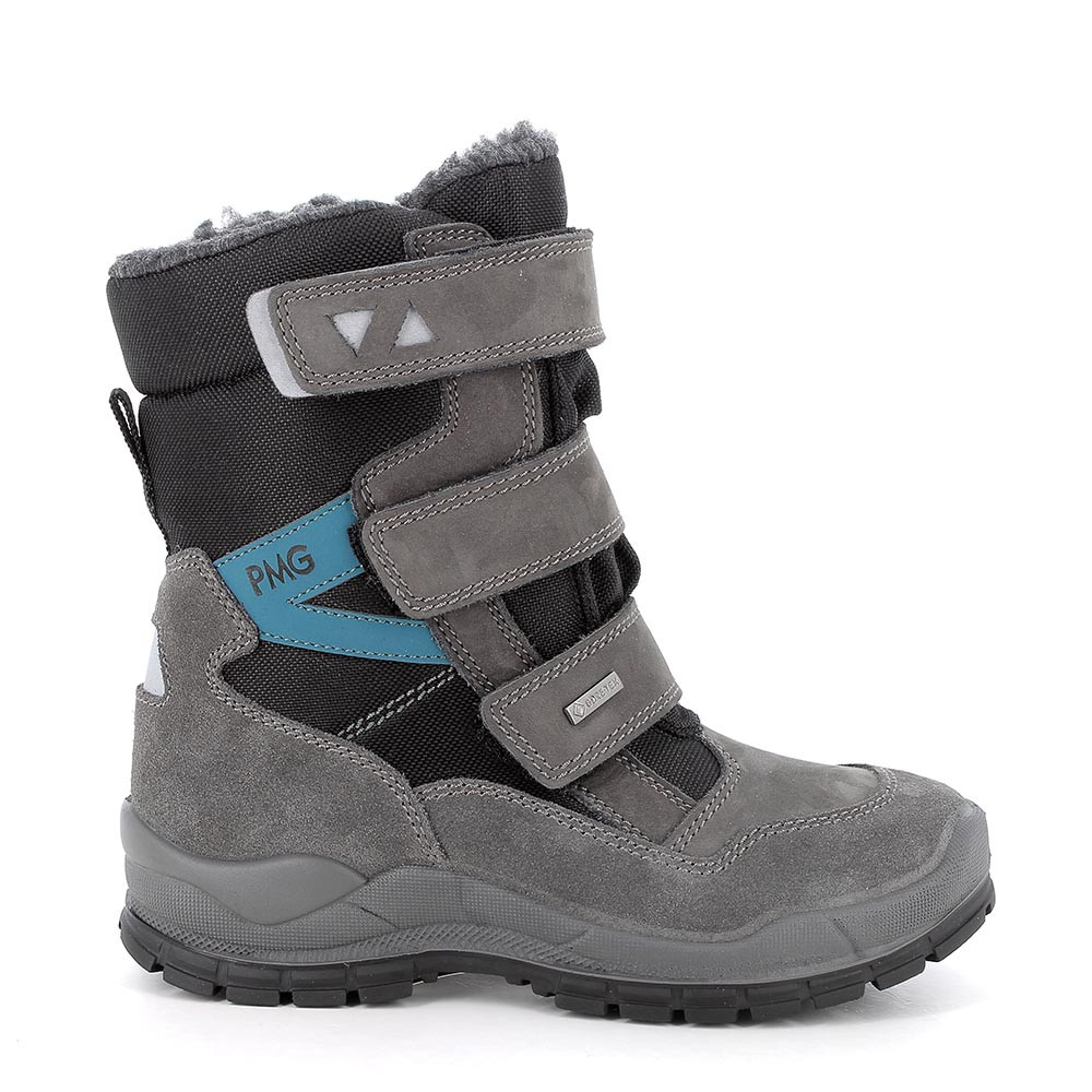 Primigi Stivaletti gore-tex da bambino grigio scuro-nero, Taglia 28