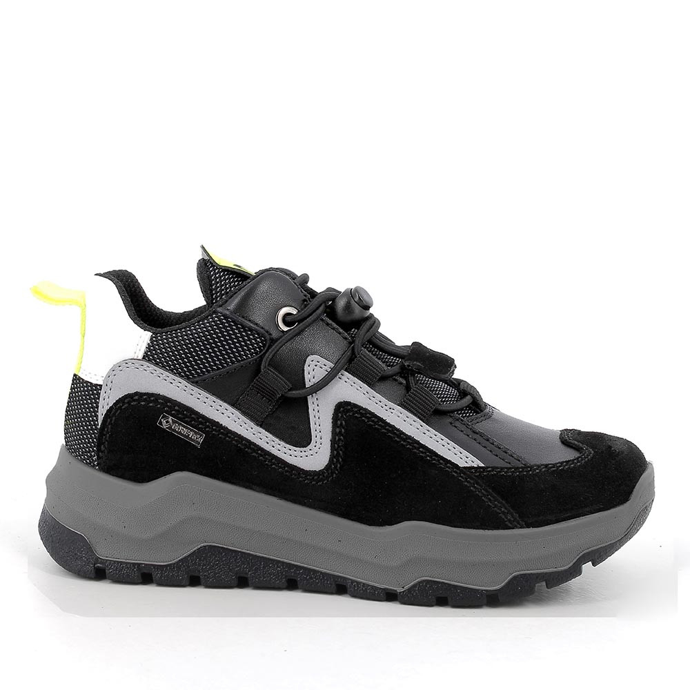 Primigi Sneakers gore-tex da bambino nero-grigio, Taglia 34