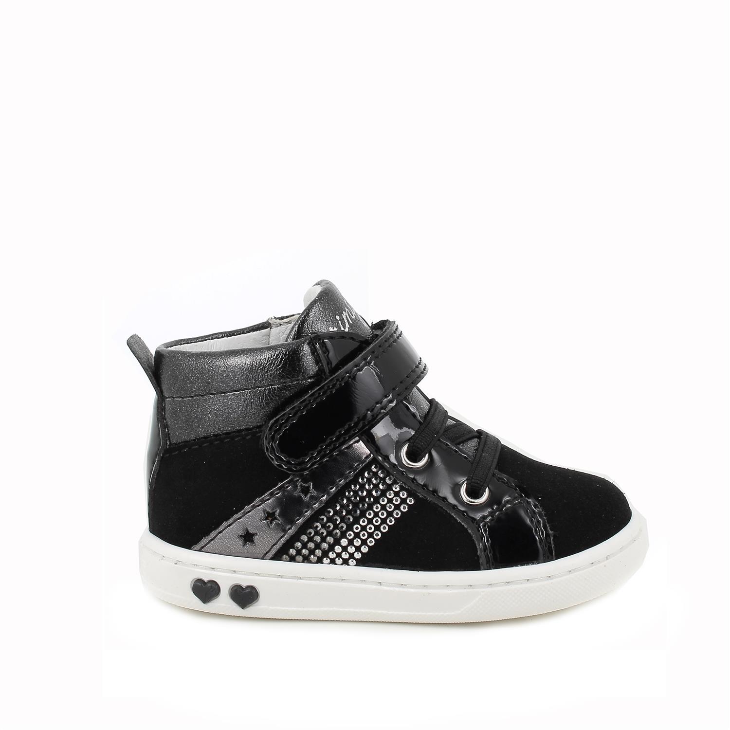 Primigi Scarpe in pelle da bambina nero, Taglia 18