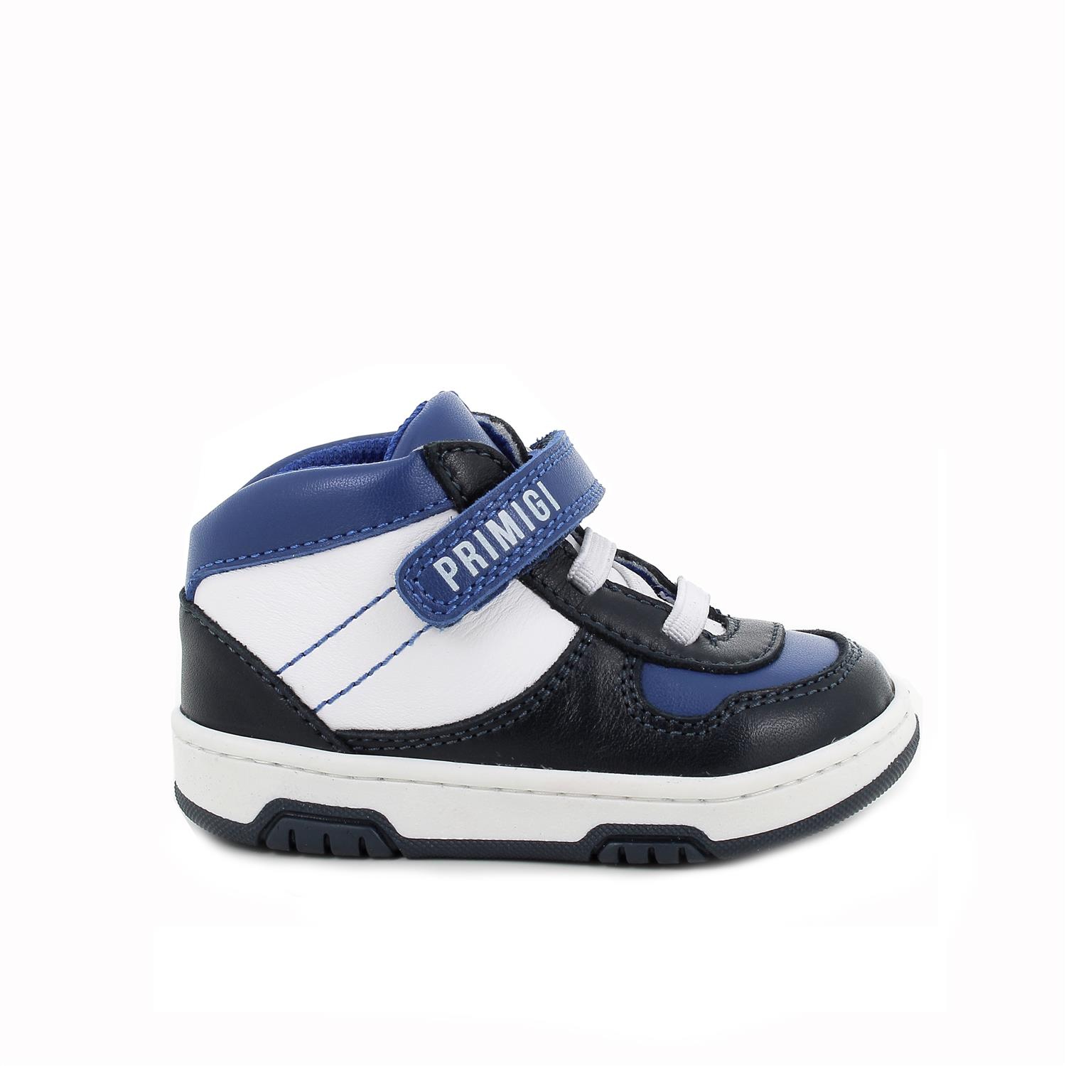Primigi Scarpe in pelle da bambino navy-bianco-royal, Taglia 19