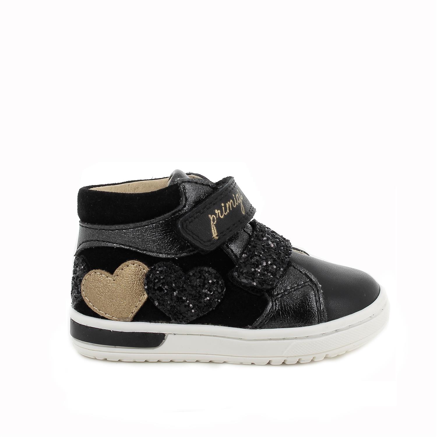 Primigi Scarpe in pelle da bambina nero, Taglia 18