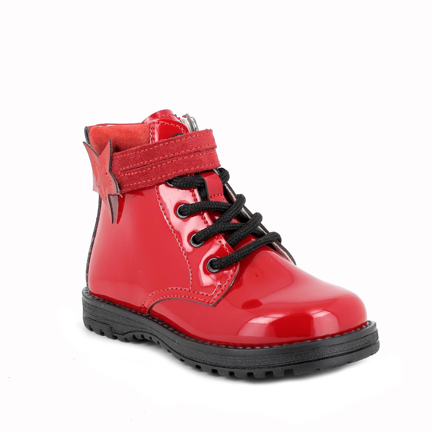 Anfibi da bambina rosso