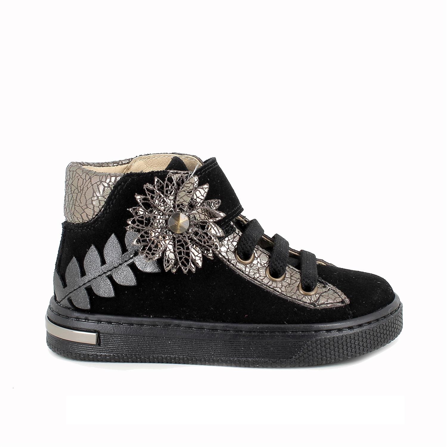 Primigi Sneakers in pelle da bambina nero, Taglia 24