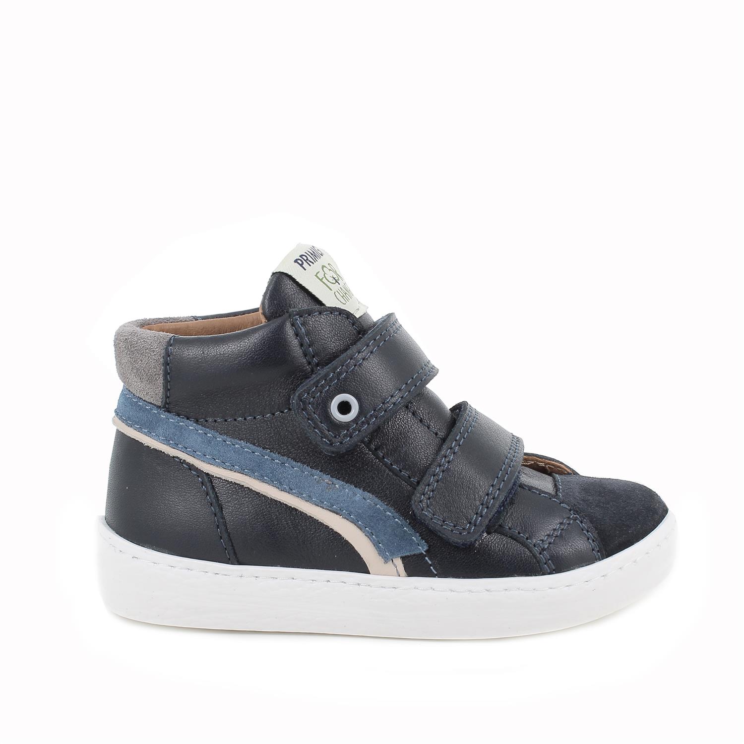 Primigi Sneakers eco-sostenibili in pelle da bambino navy, Taglia 25