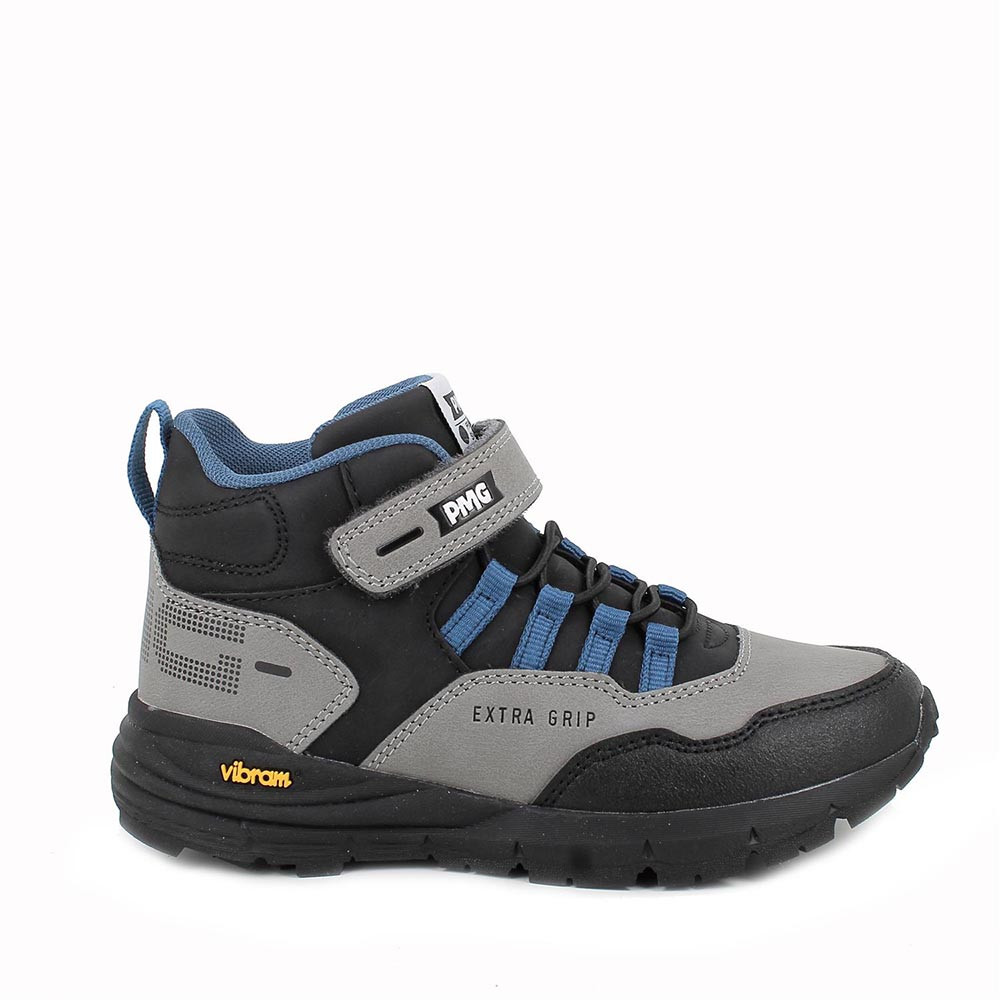 SNEAKERS MIT VIBRAM SOHLE FUER JUNGEN   SCHWARZ-STAHL